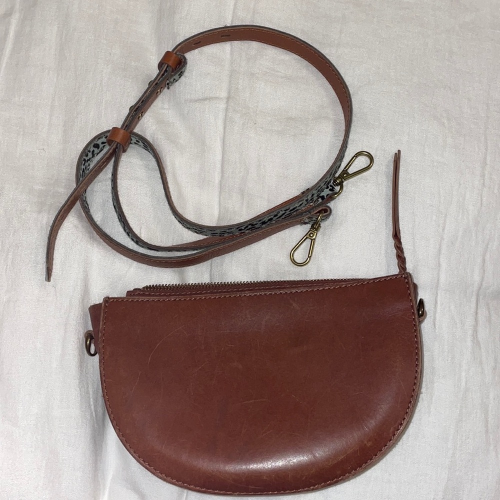 Madewell crossbody leather purse
